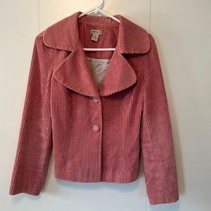 Elevensies corduroy blazer by Anthropologie- size 8 - pink